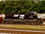 NS GP38-2 #5622, motive power for the Geometry Train, tied down at Norris Yard
